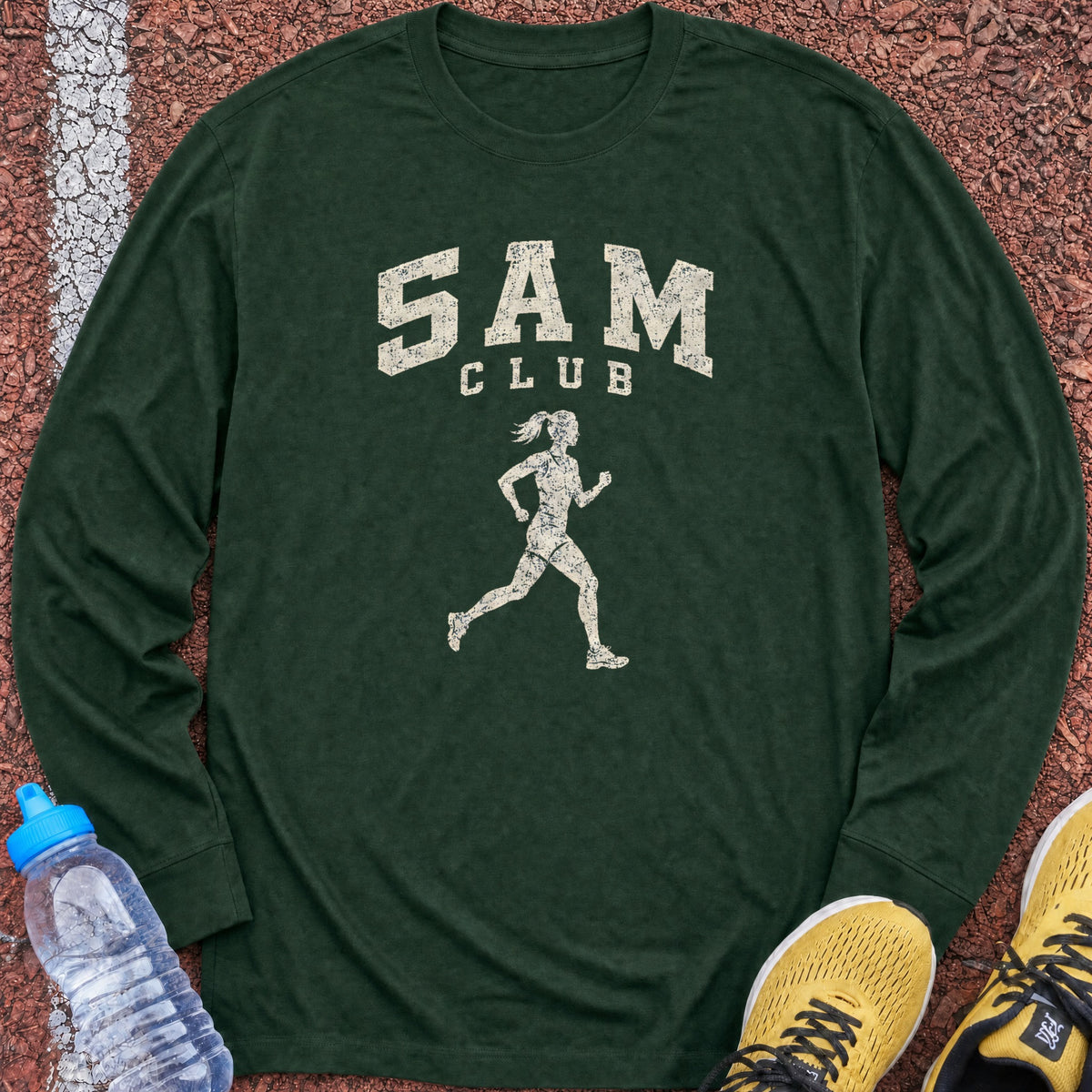 5AM Varsity Long Sleeve - Forest Green
