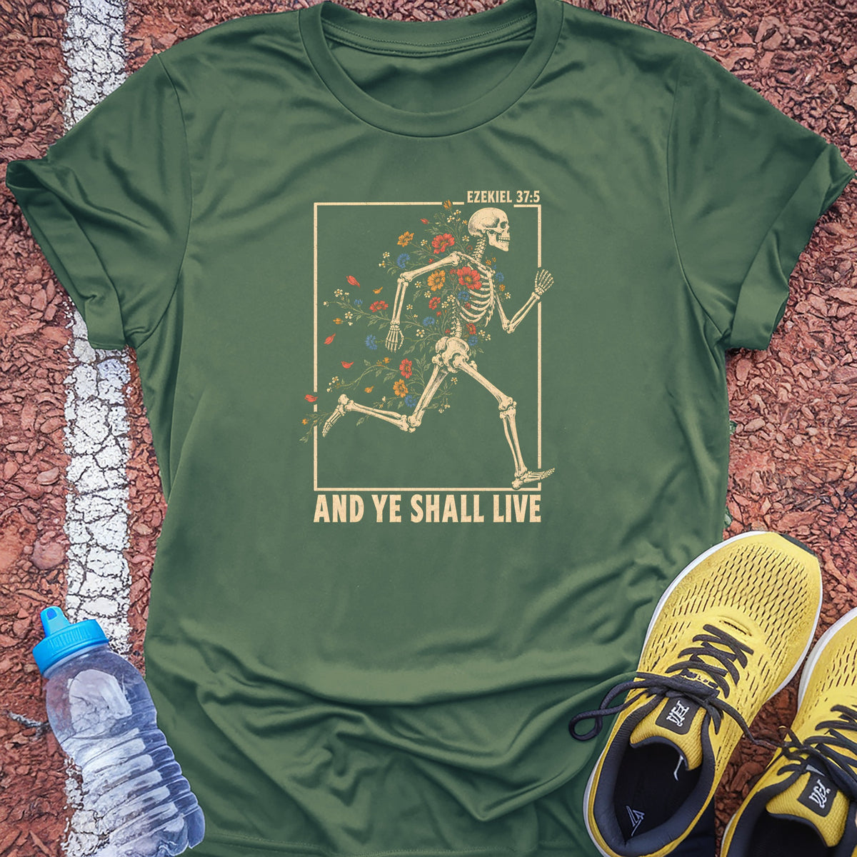 And Ye Shall Live Tech Tee - Forest Green