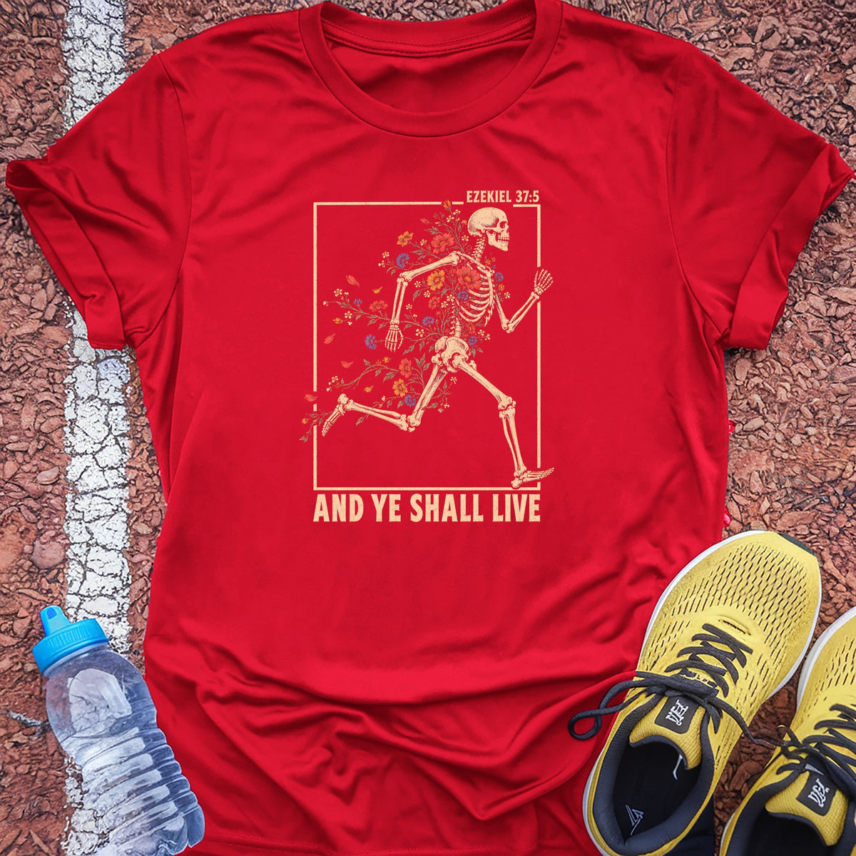 And Ye Shall Live Tech Tee - True Red