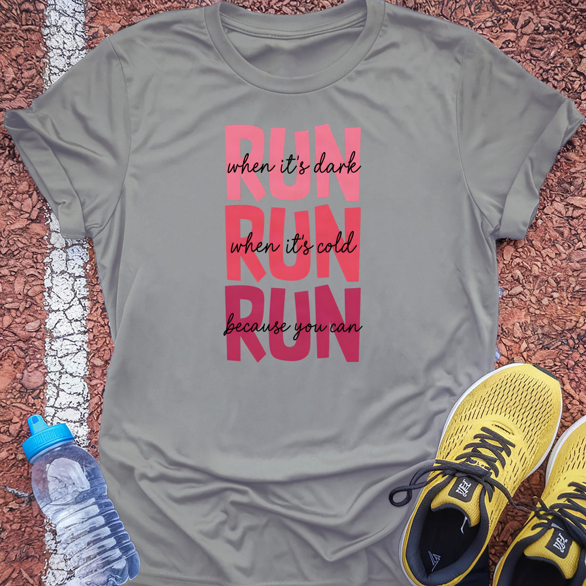 Because You Can Tech Tee - Silver