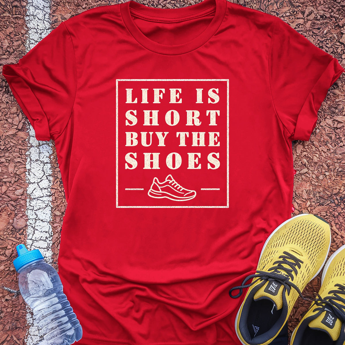Buy the Shoes Tech Tee - True Red