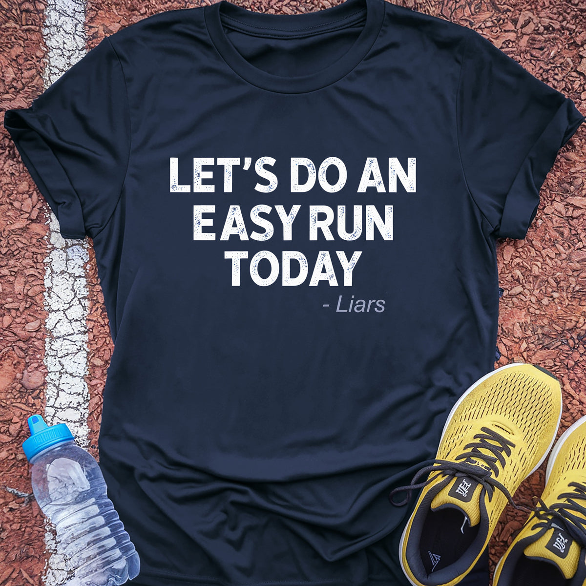Easy Run Liars Tech Tee - True Navy
