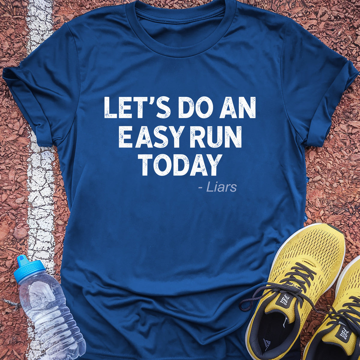 Easy Run Liars Tech Tee - True Royal