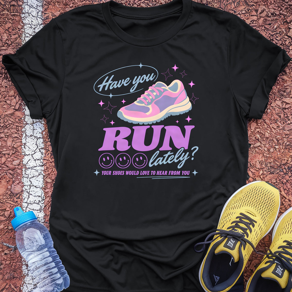 Have You Run Lately Tech Tee - Black