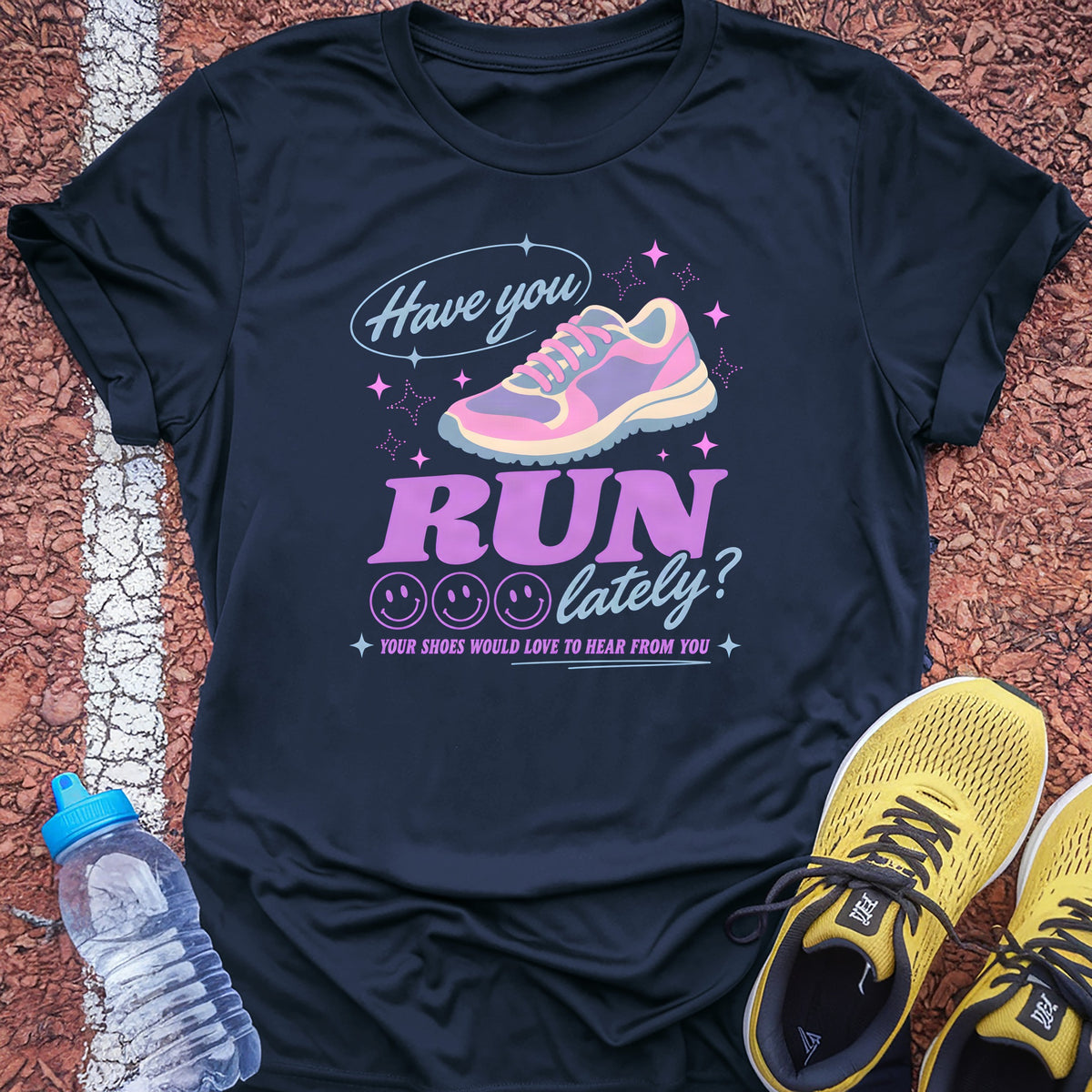 Have You Run Lately Tech Tee - True Navy