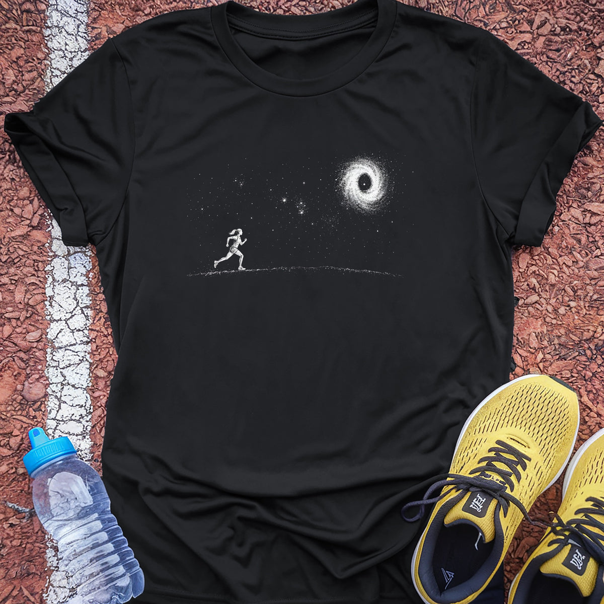 Moon Runner Tech Tee - Black