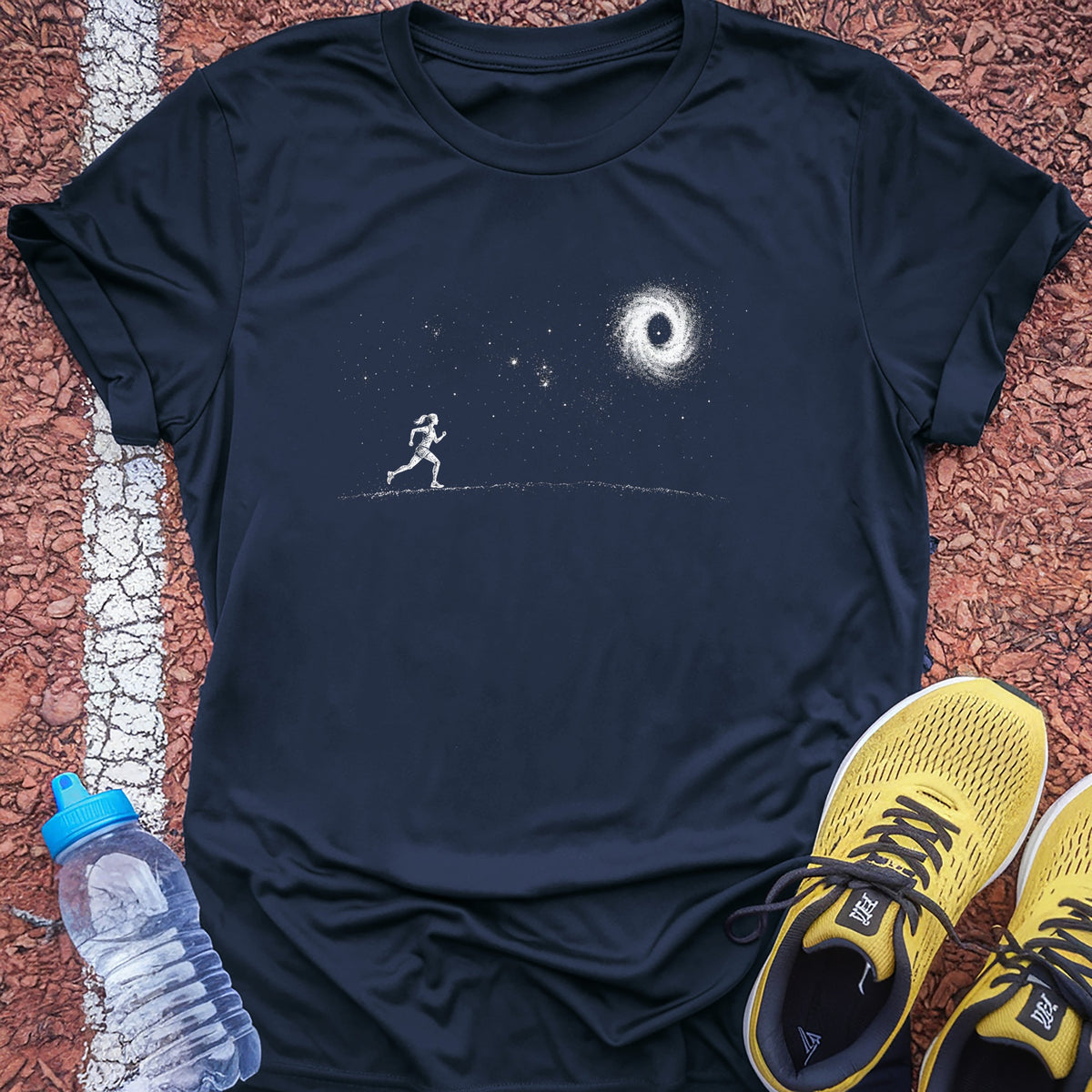 Moon Runner Tech Tee - True Navy