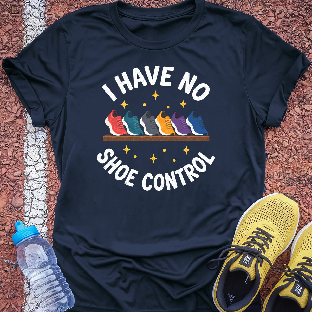 No Shoe Control Tech Tee - True Navy