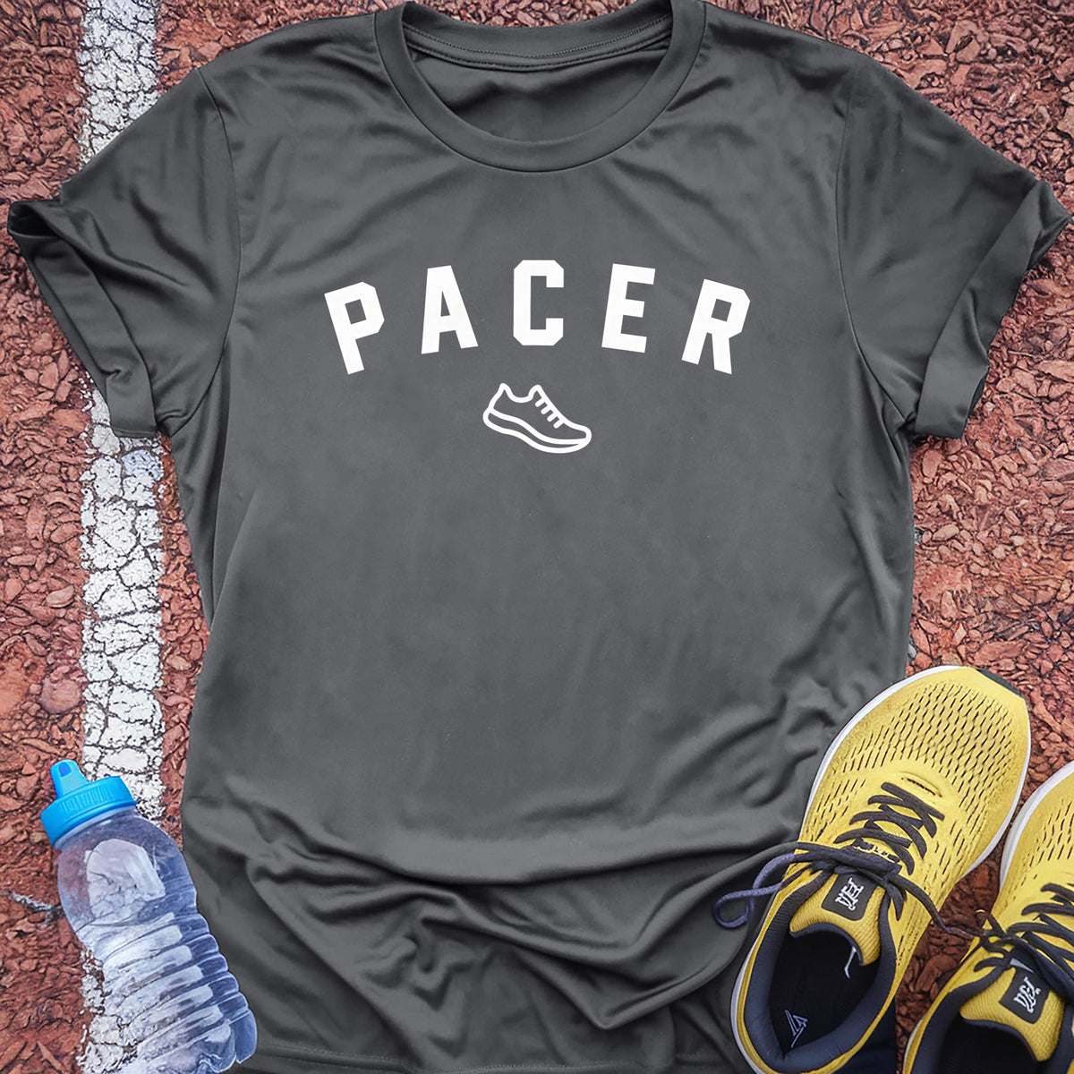 Pacer Tech Tee - Grey Concrete