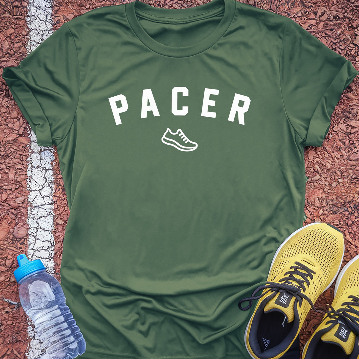 Pacer Tech Tee - Forest Green