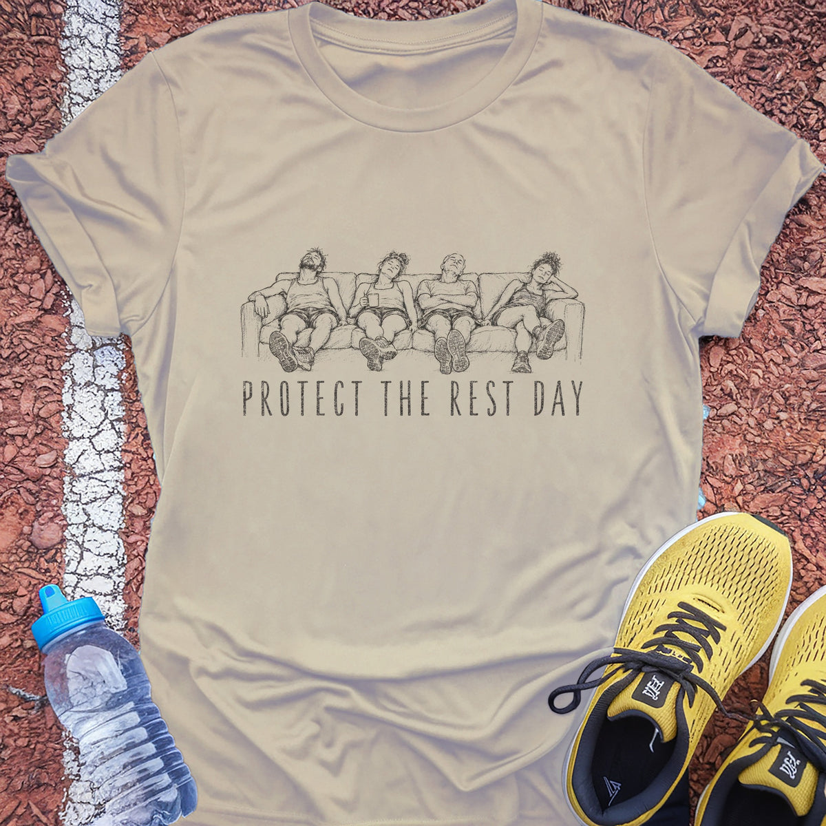 Protect the Rest Day Tech Tee - Sand