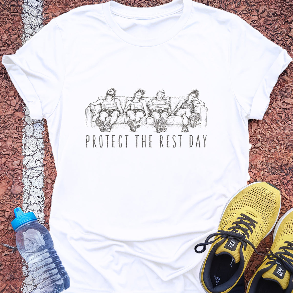 Protect the Rest Day Tech Tee - White