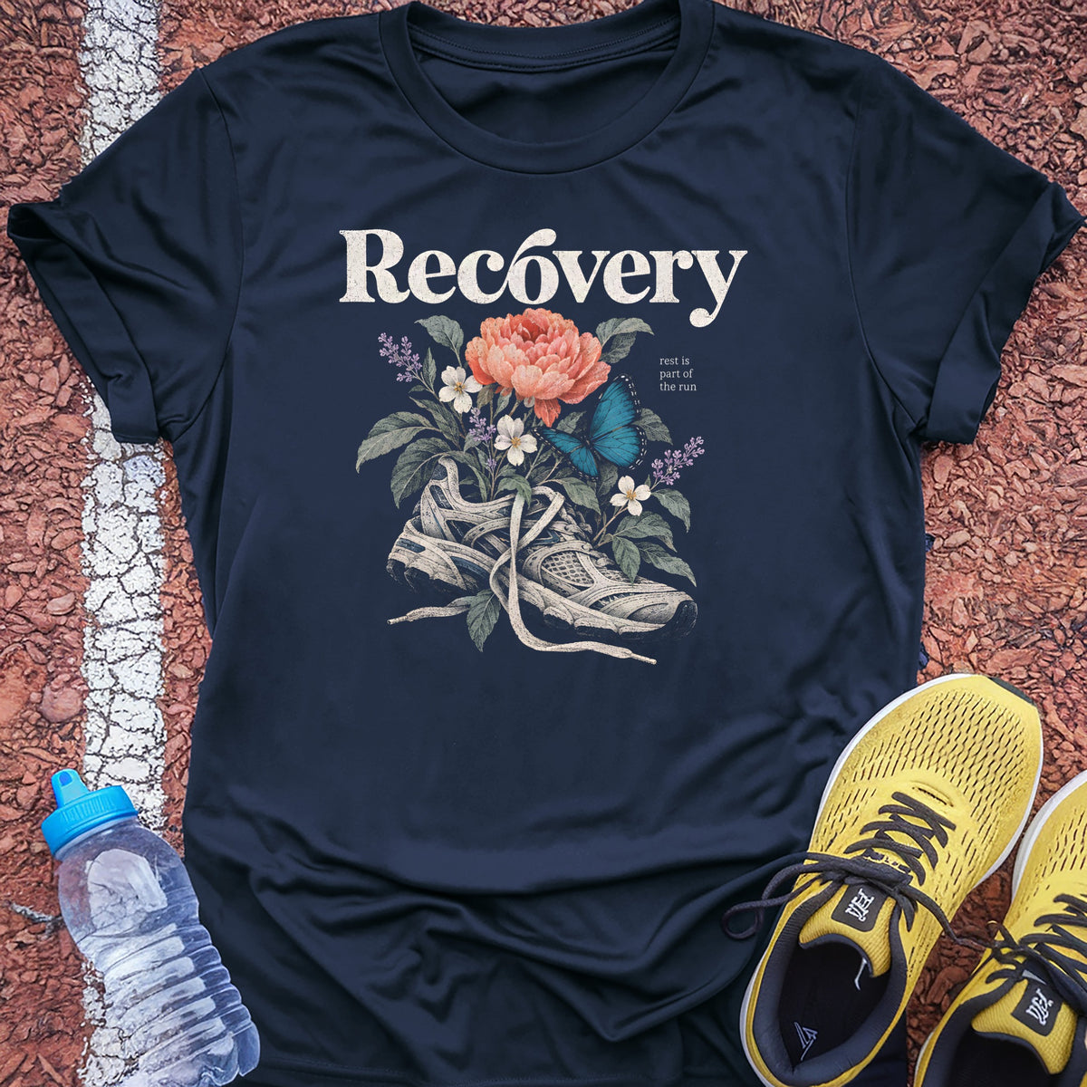 Recovery Tech Tee - True Navy