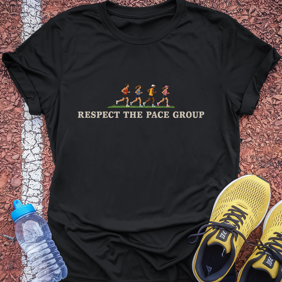 Respect the Pace Group Tech Tee - Black