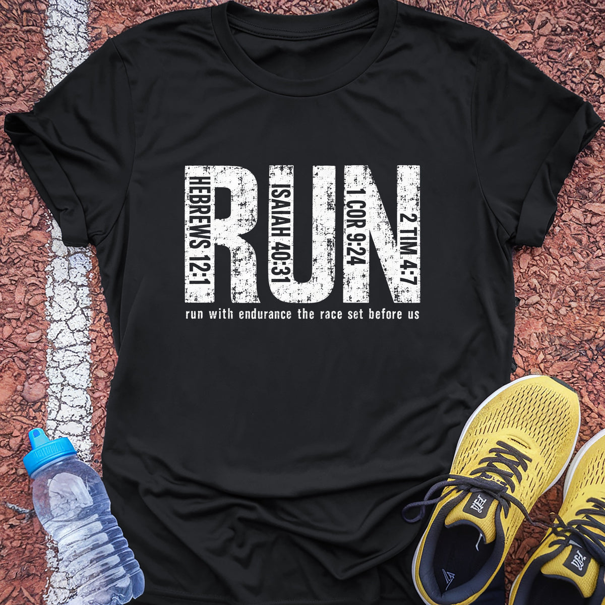 Run Verses Tech Tee - Black
