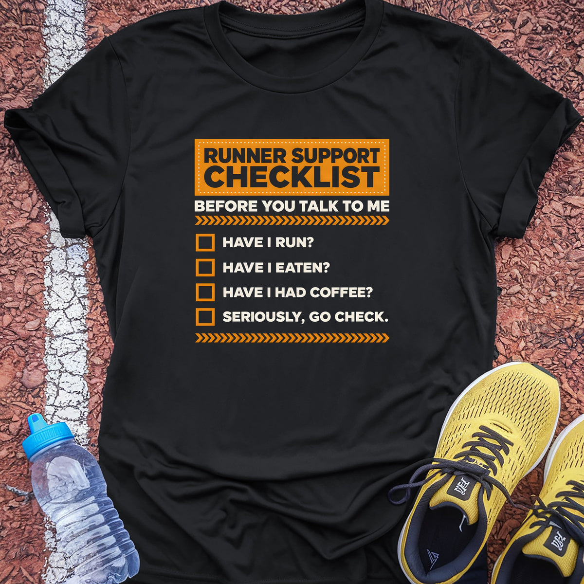 Runner Support Tech Tee - Black