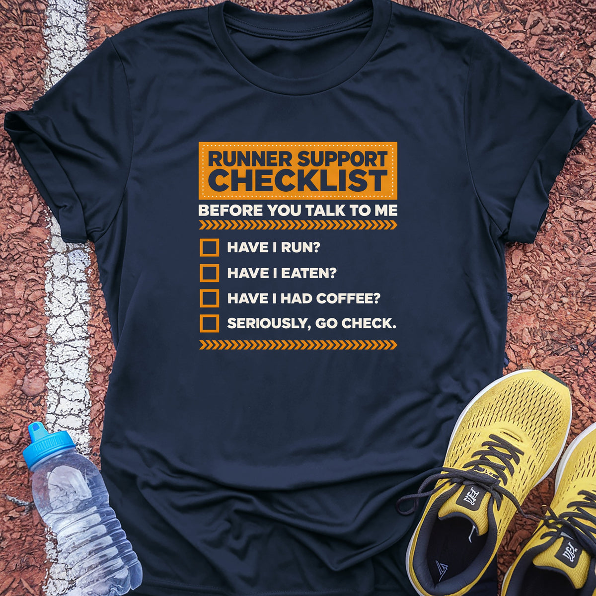 Runner Support Tech Tee - True Navy