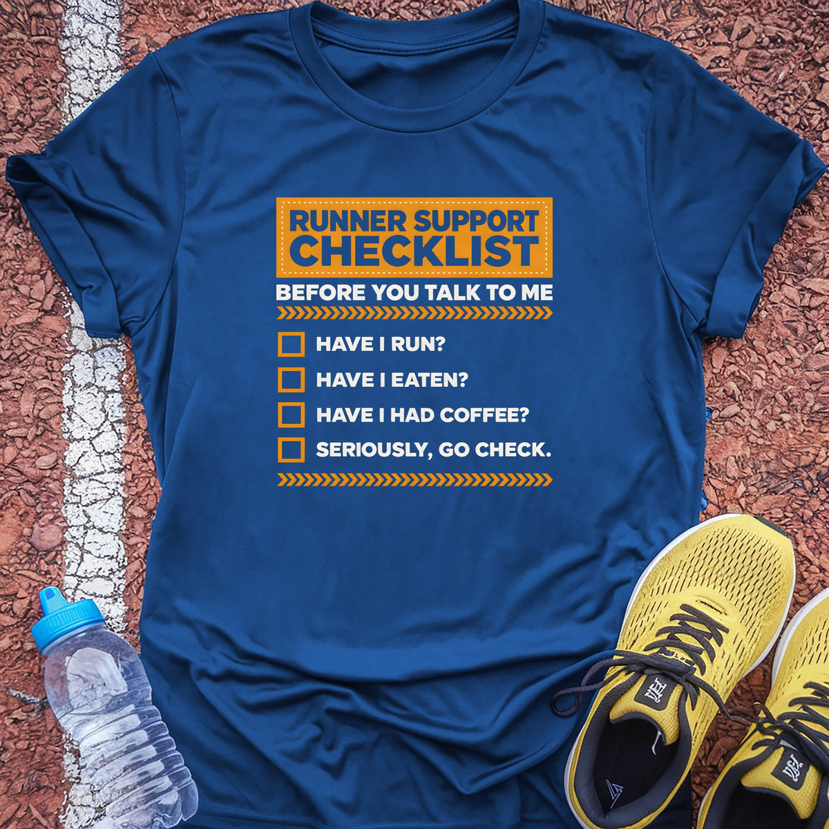 Runner Support Tech Tee - True Royal