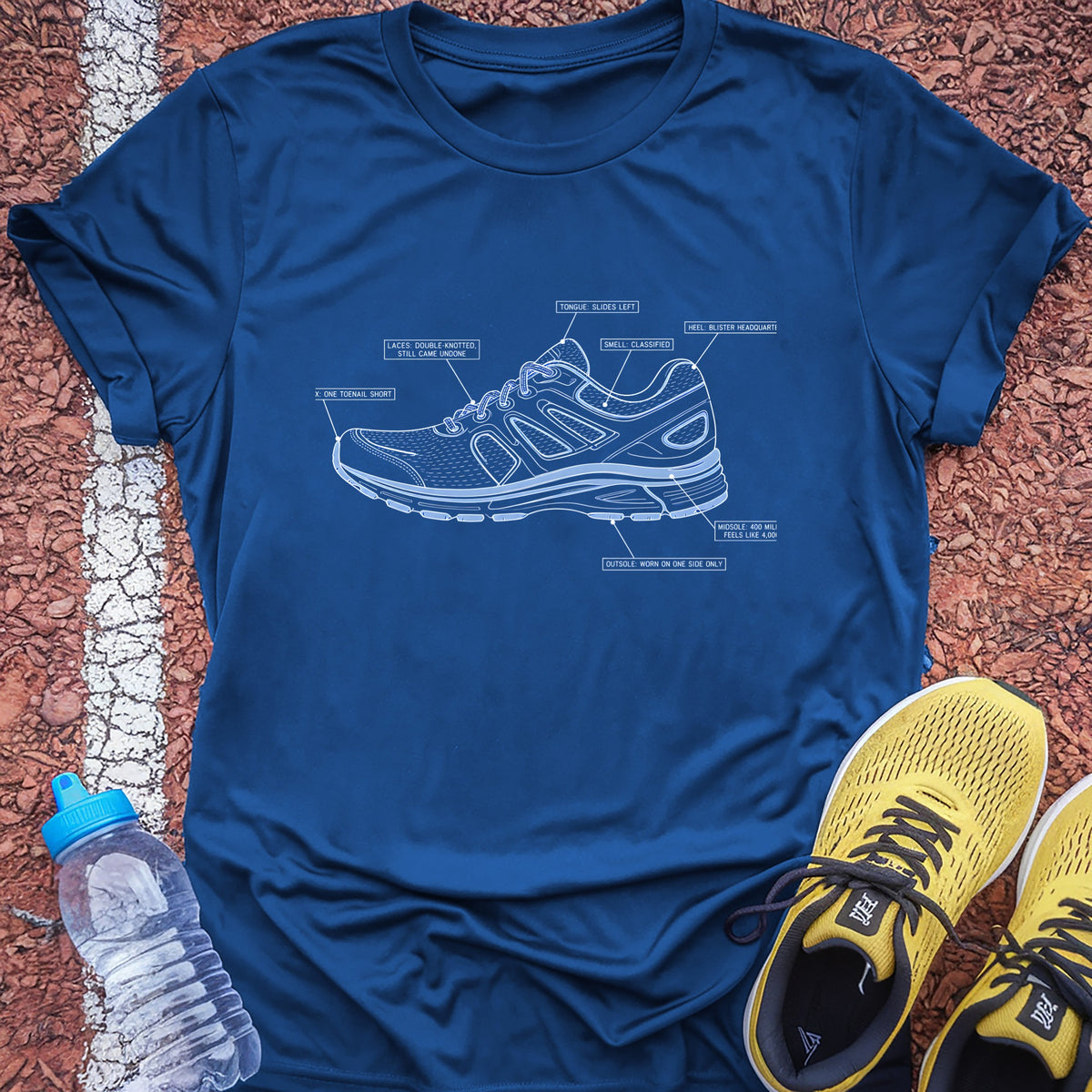 Shoe Blueprint Tech Tee - True Royal