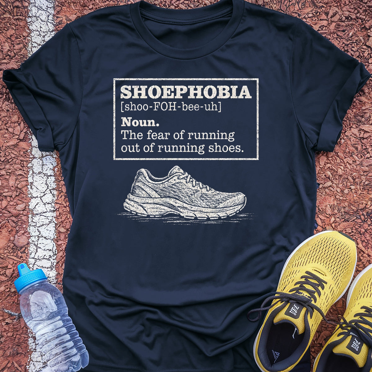 Shoephobia Tech Tee - True Navy