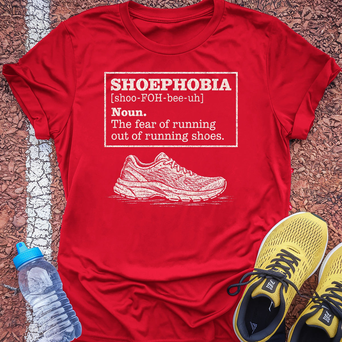 Shoephobia Tech Tee - True Red