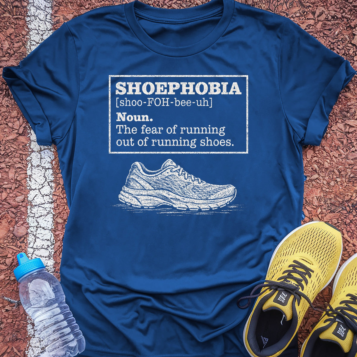Shoephobia Tech Tee - True Royal