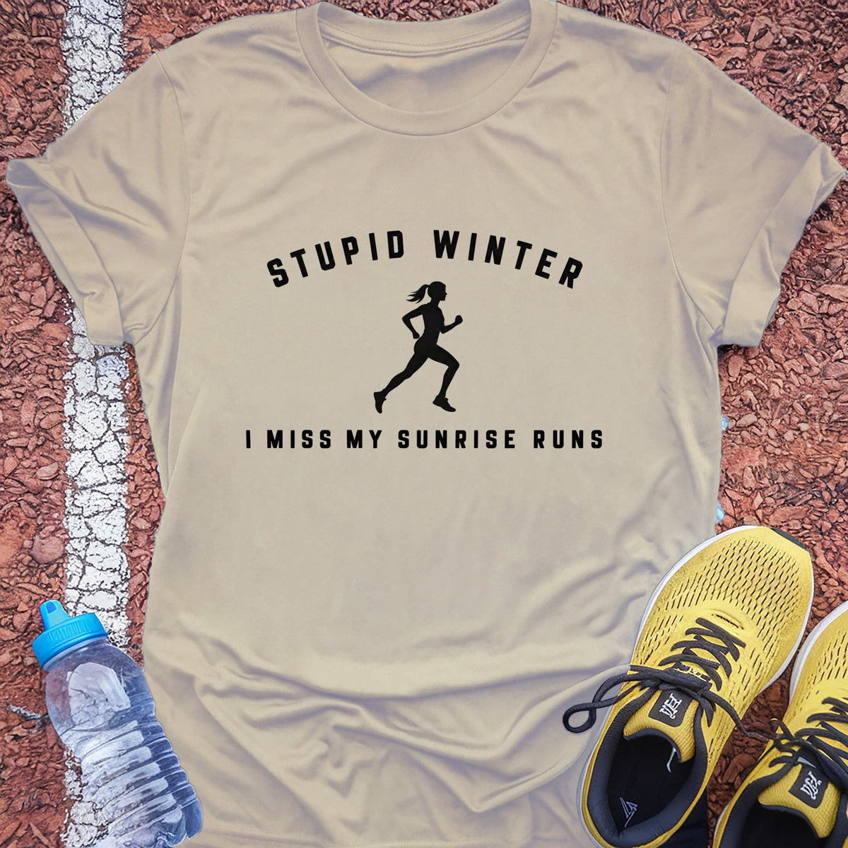 Stupid Winter Tech Tee - Sand