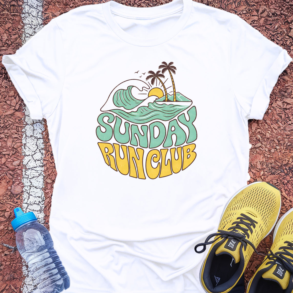 Sunday Run Club Tech Tee - White