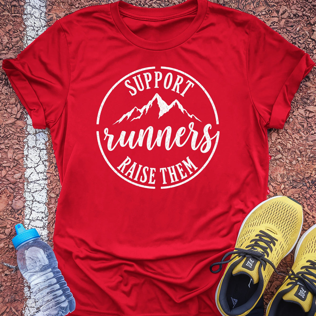 Support Runners Tech Tee - True Red