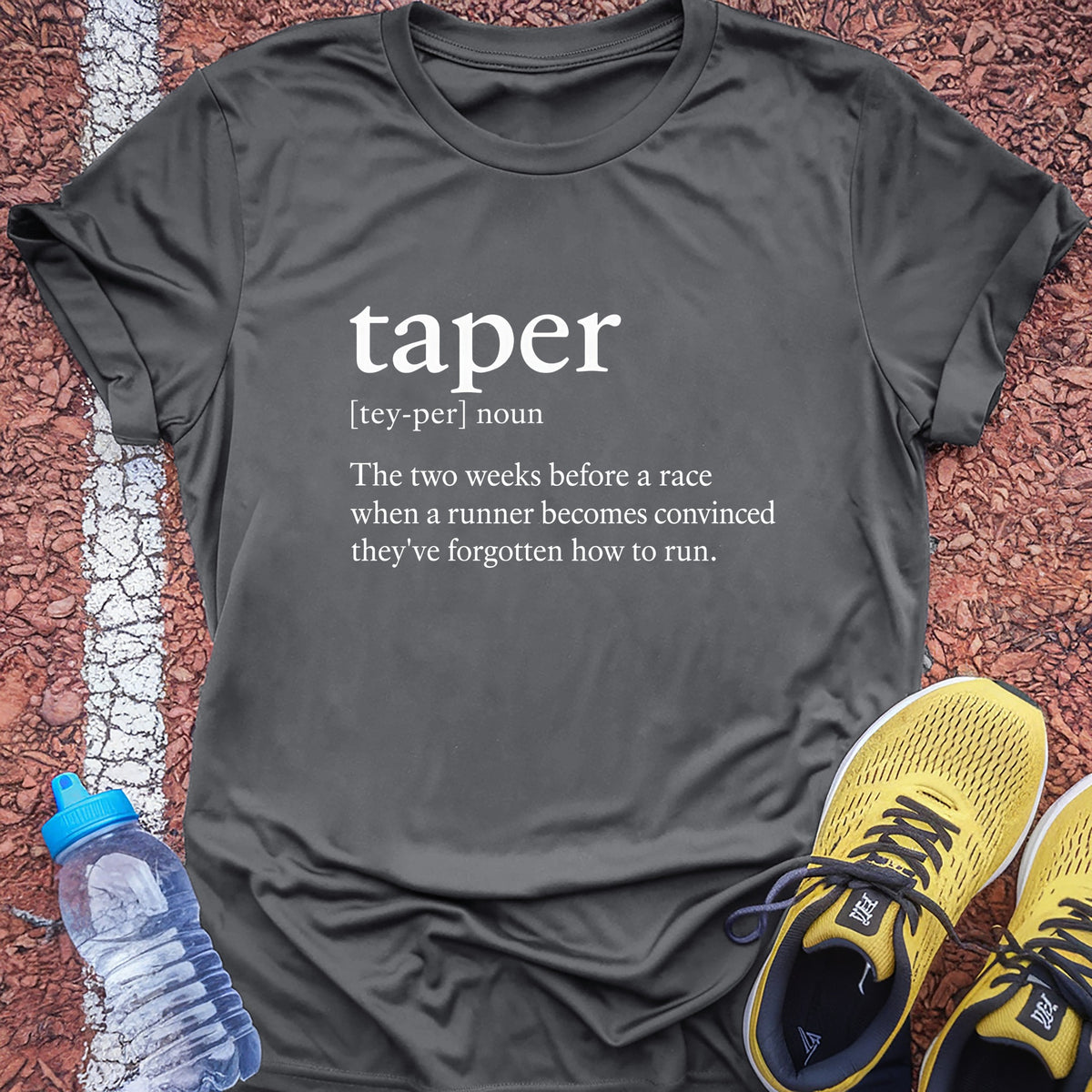 Taper Definition Tech Tee - Grey Concrete