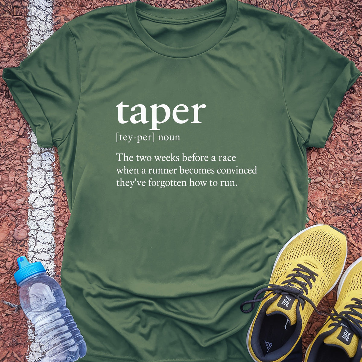 Taper Definition Tech Tee - Forest Green