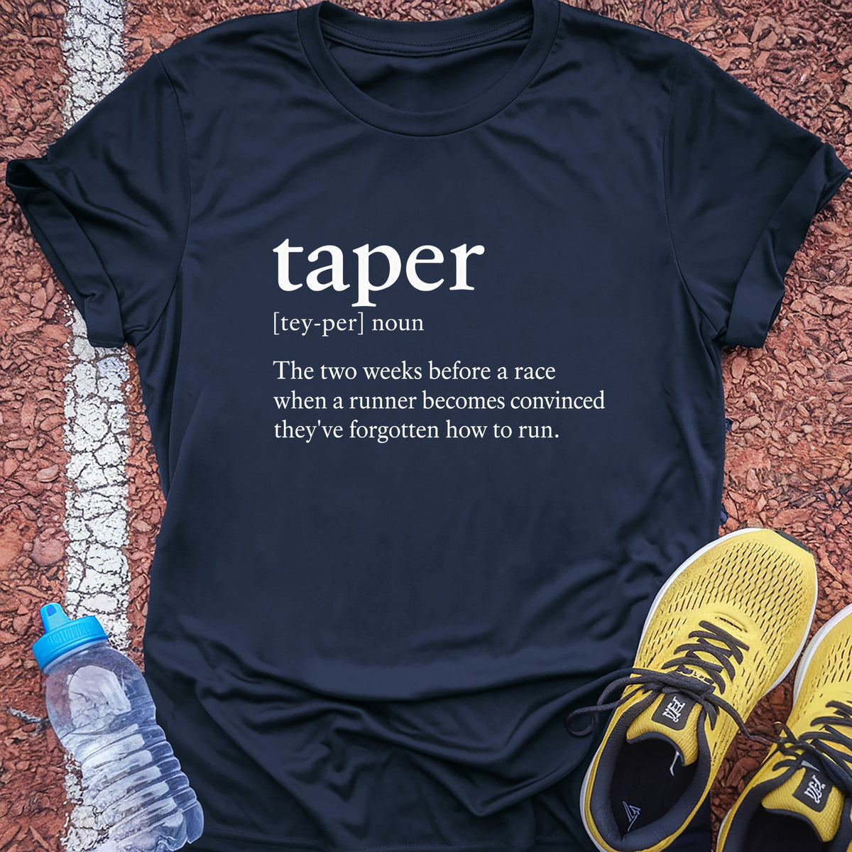 Taper Definition Tech Tee - True Navy