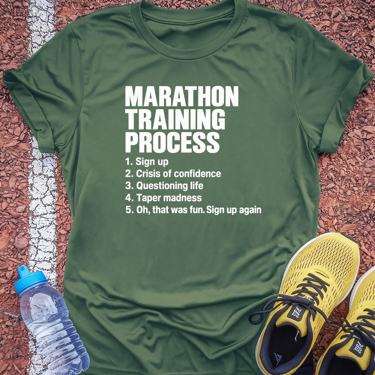 Training Process Tech Tee - Forest Green