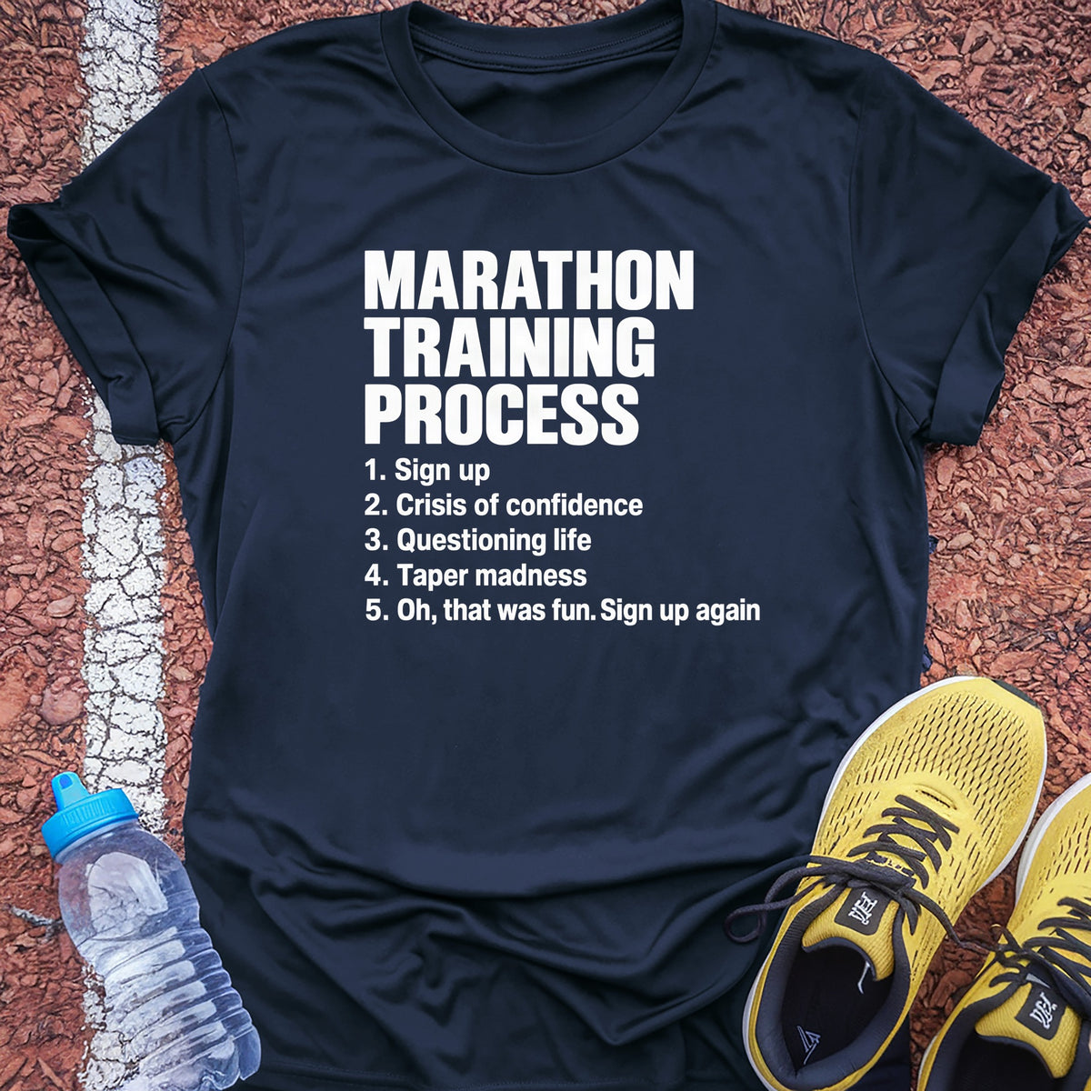 Training Process Tech Tee - True Navy