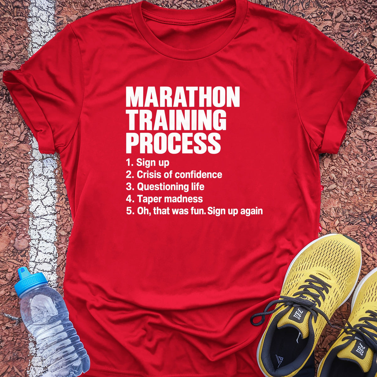 Training Process Tech Tee - True Red