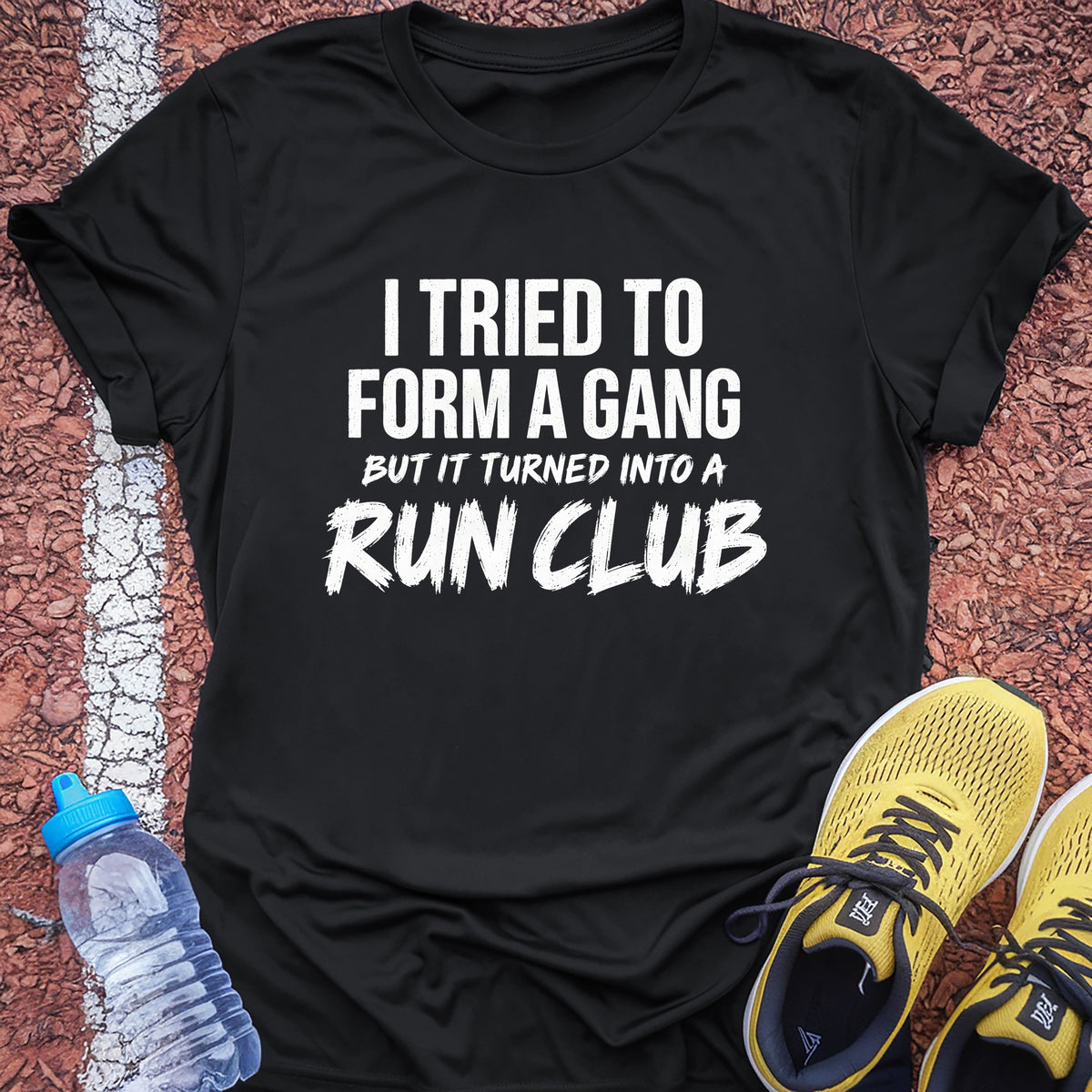 Tried to Form a Gang Tech Tee - Black