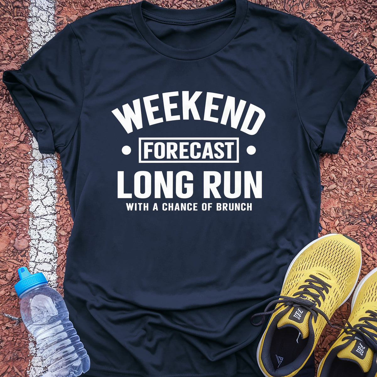 Weekend Forecast Tech Tee - True Navy