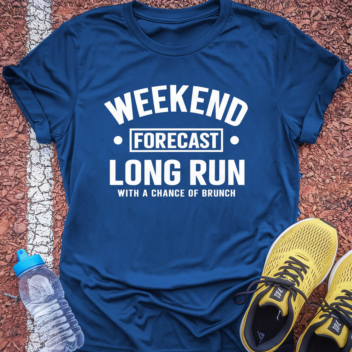 Weekend Forecast Tech Tee - True Royal