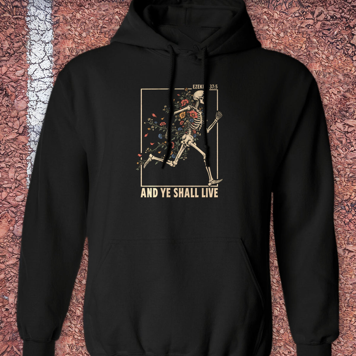 And Ye Shall Live Hoodie - Black