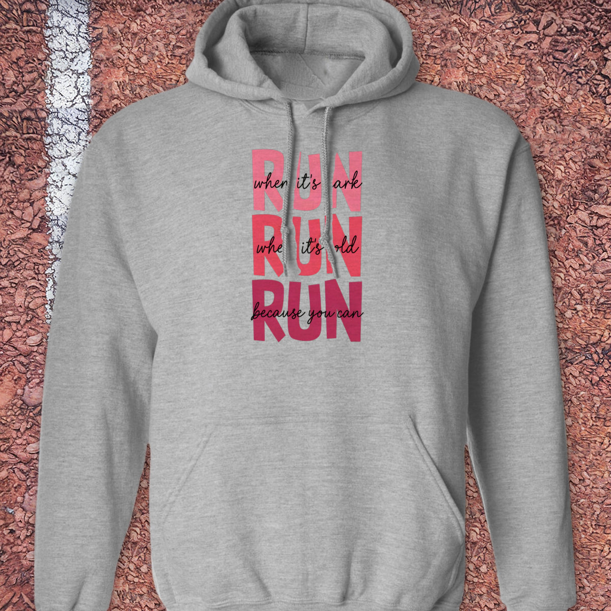Because You Can Hoodie - Sport Grey