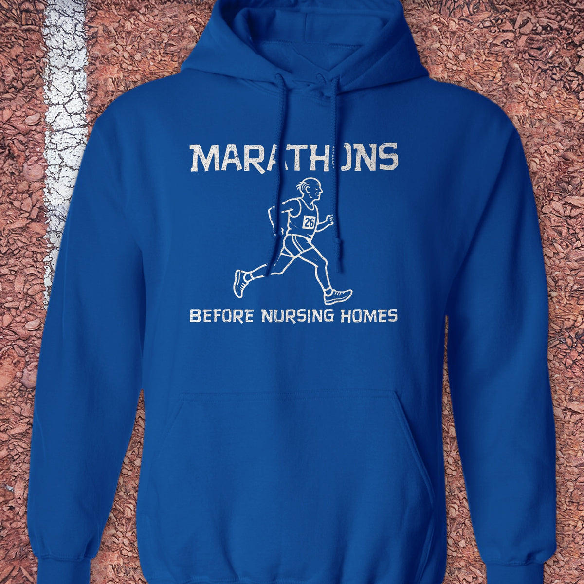 Before Nursing Homes Hoodie - Royal