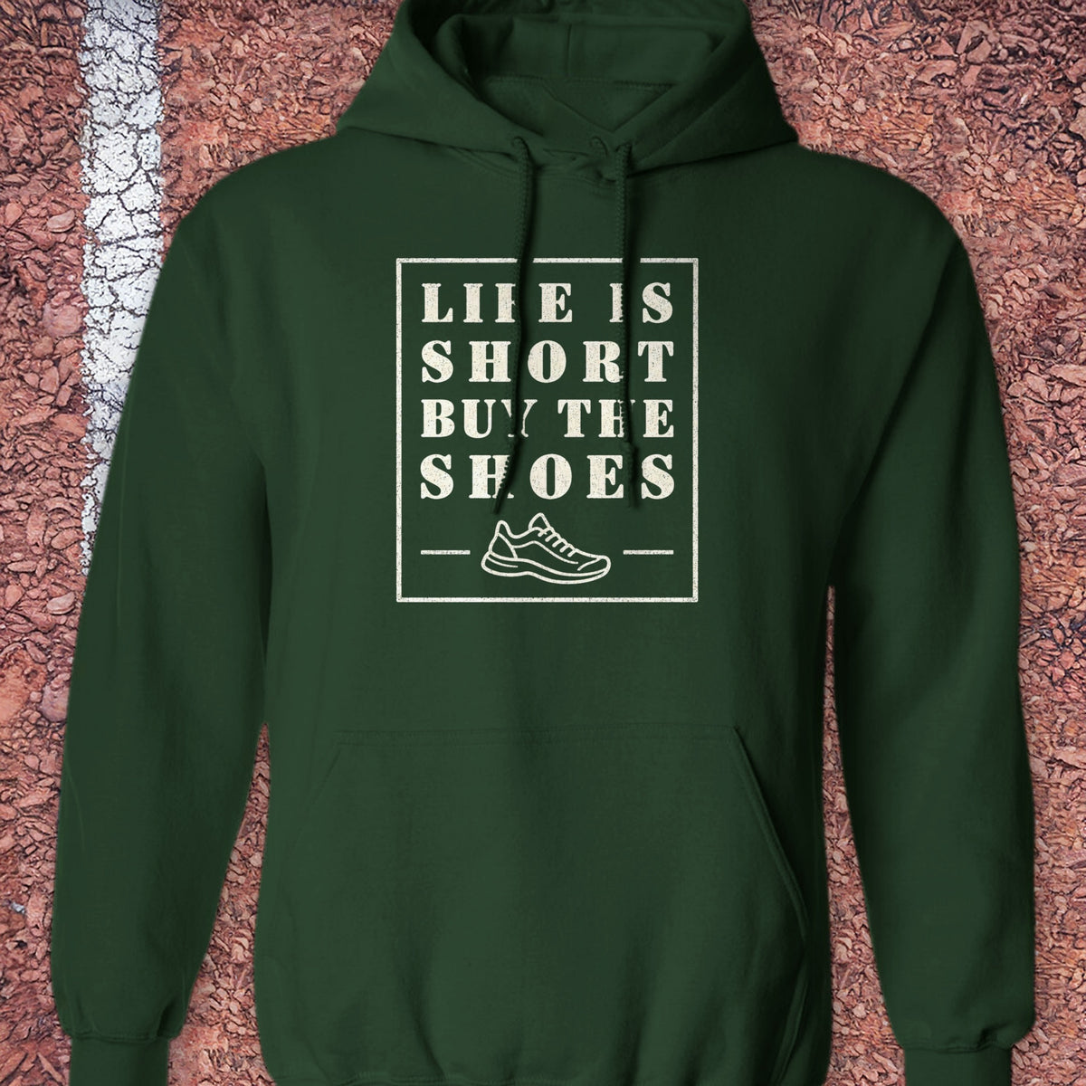Buy the Shoes Hoodie - Forest Green