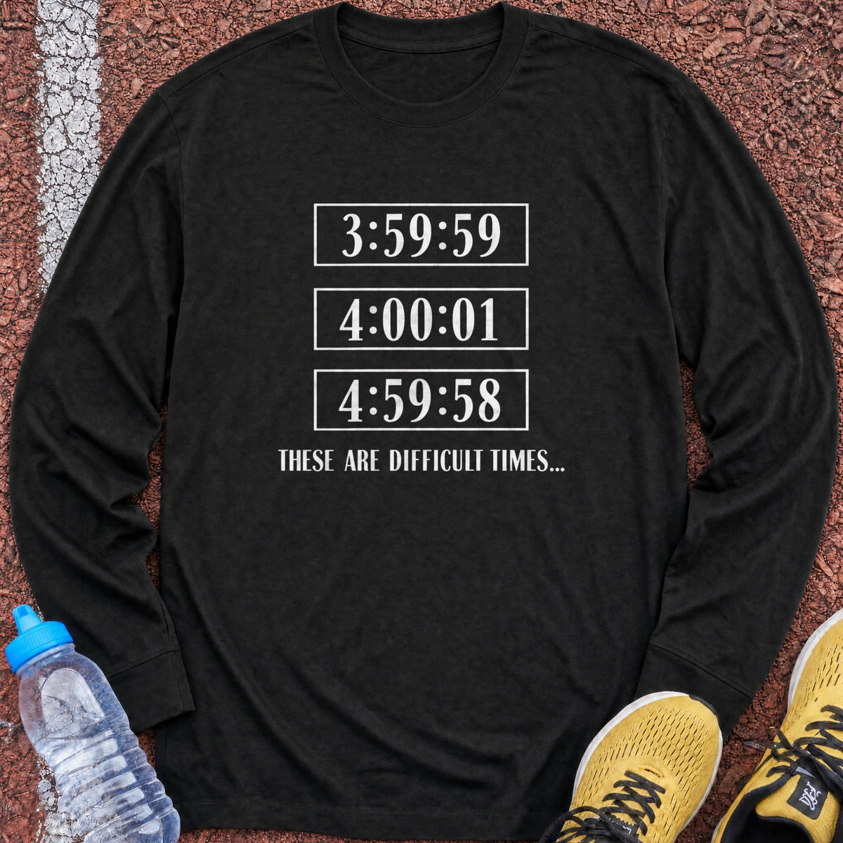 Difficult Times Long Sleeve - Black