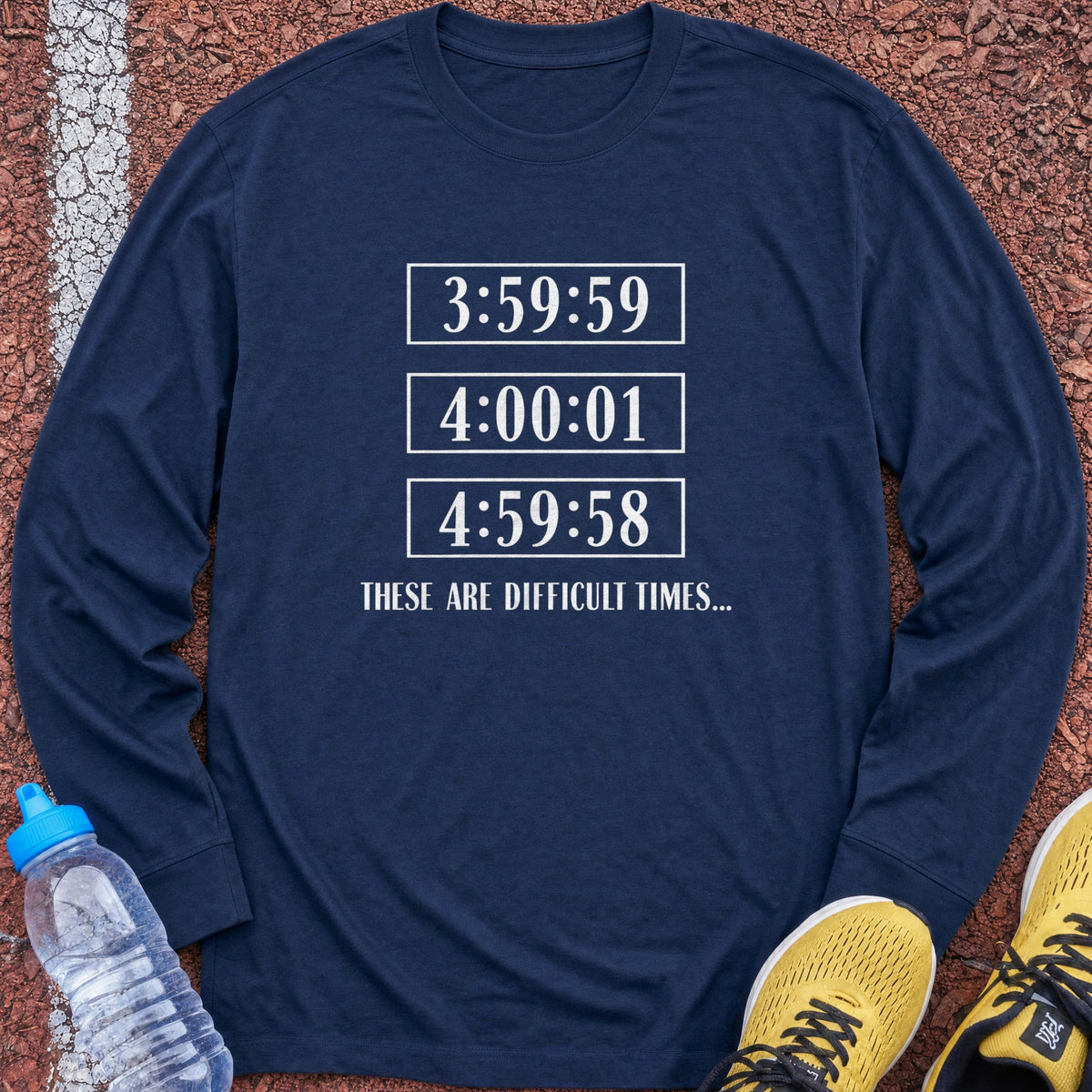 Difficult Times Long Sleeve - Navy