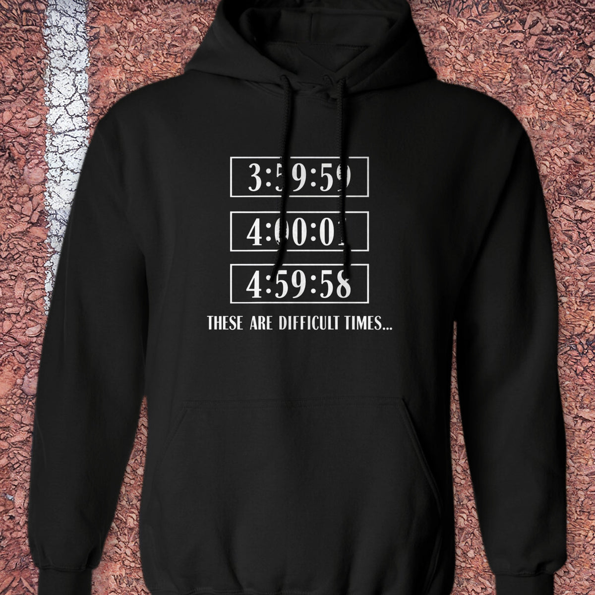 Difficult Times Hoodie - Black