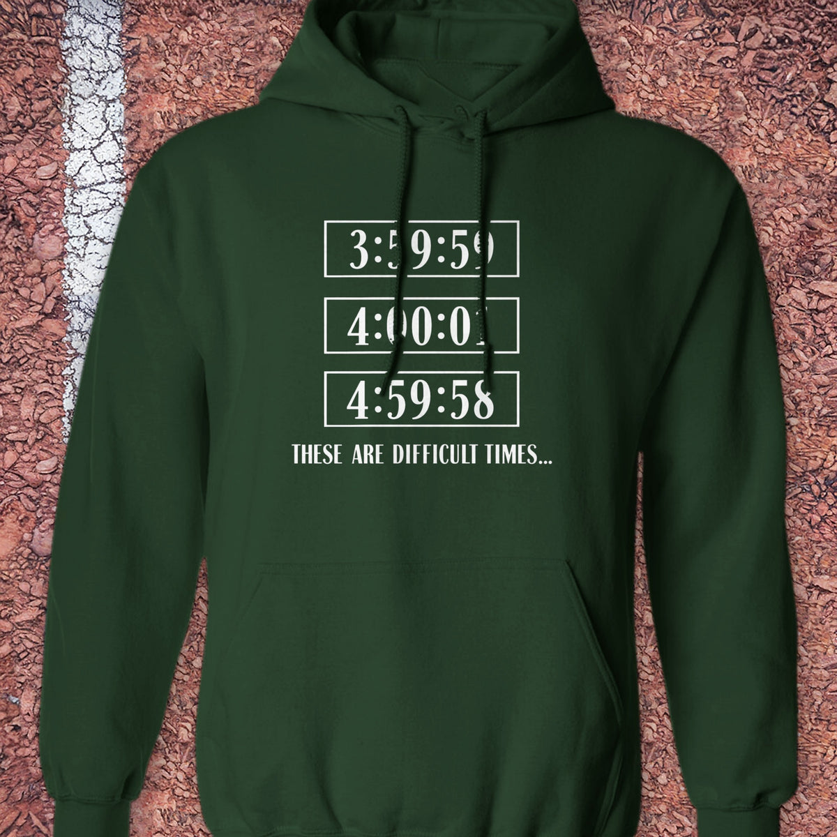 Difficult Times Hoodie - Forest Green