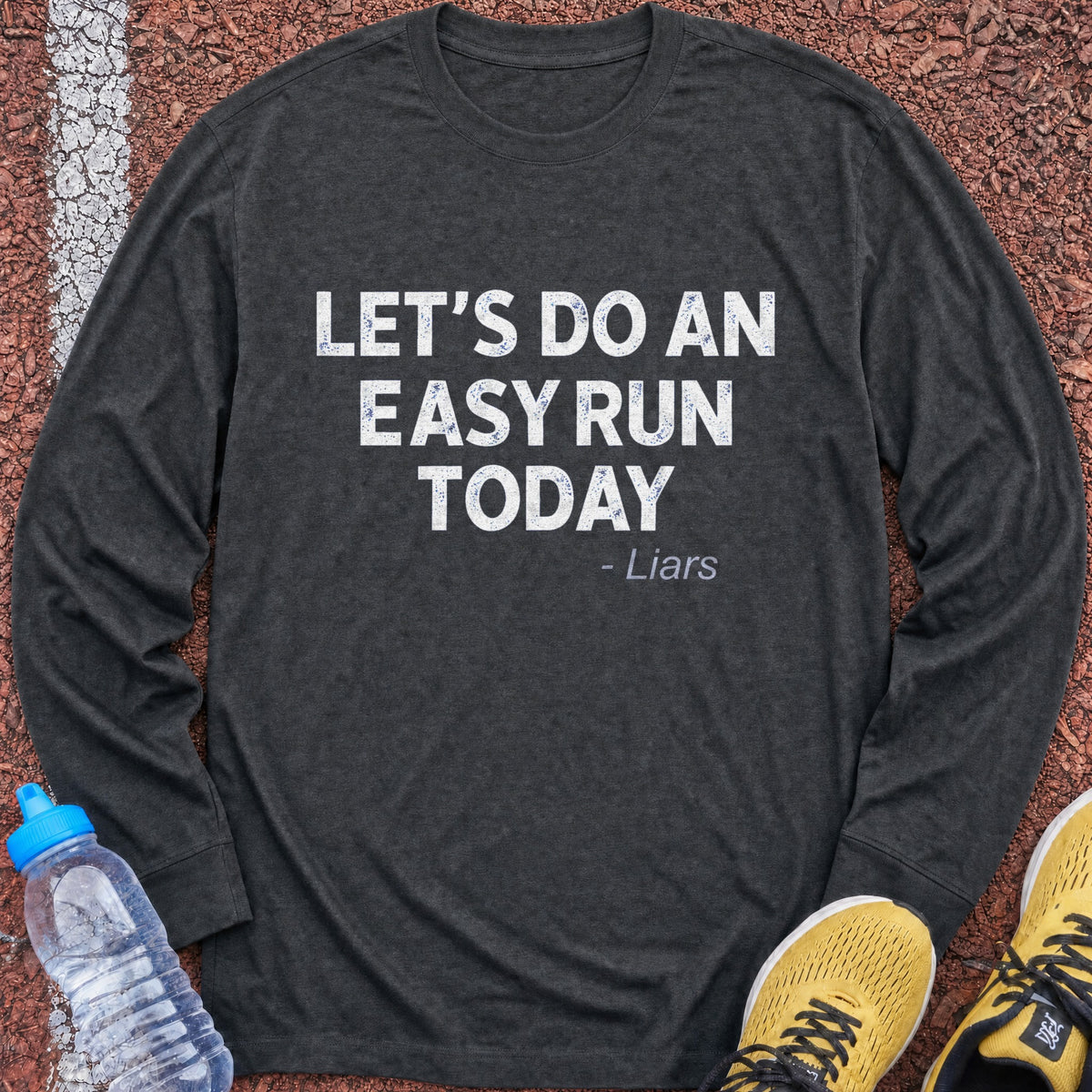 Easy Run Liars Long Sleeve - Dark Heather