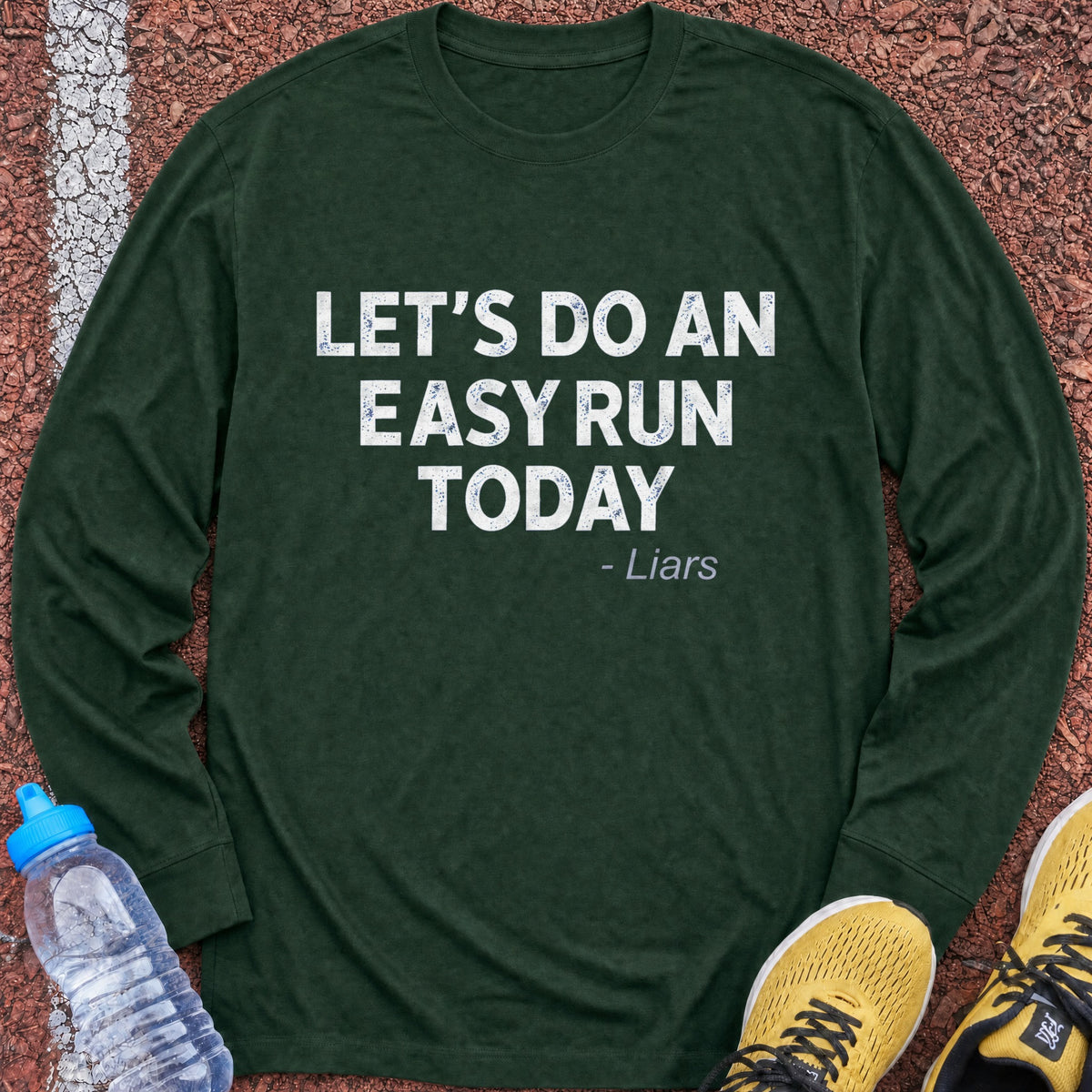 Easy Run Liars Long Sleeve - Forest Green
