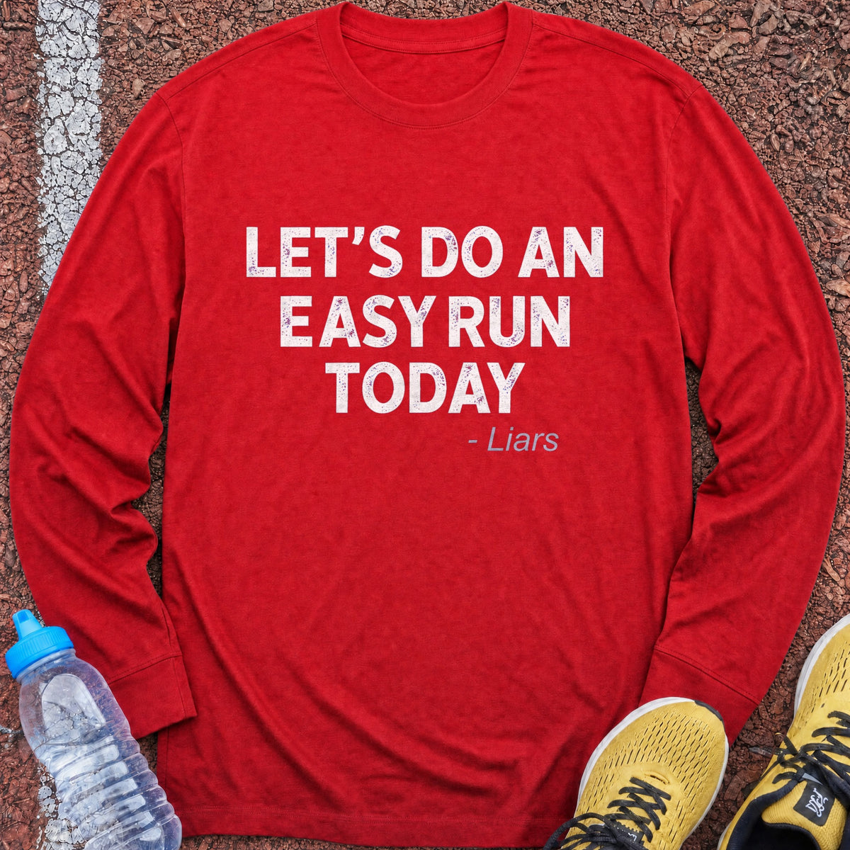 Easy Run Liars Long Sleeve - Red