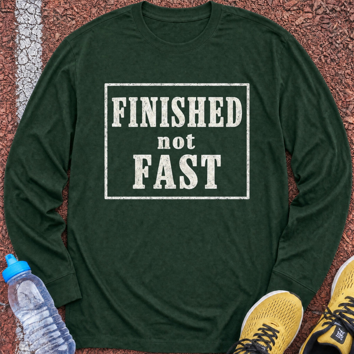Finished Not Fast Long Sleeve - Forest Green